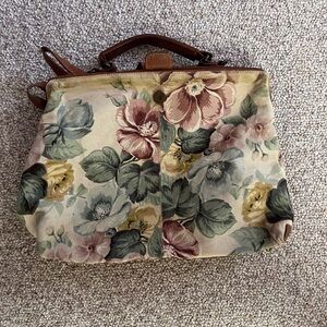 Vintage Furla Cloth Satchel